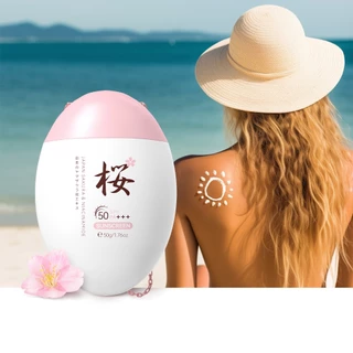 LAIKOU Japão Protetor Solar Sakura Proteção UV Leve Até Mesmo Tom De Pele 50g em Oferta na Shopee