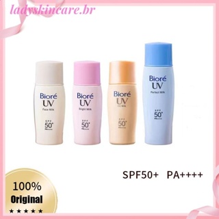 Protetor Solar Biore Uv Creme Protetor Solar Fino SPE50 + PA + Cuidados Faciais 40ml