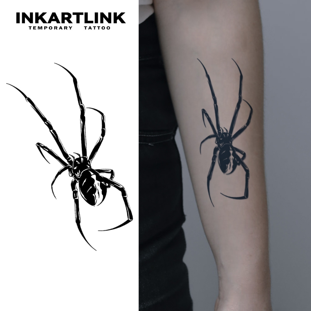 Adesivos Temporários Para Tatuagem De Aranha Mágica De Longa Duração