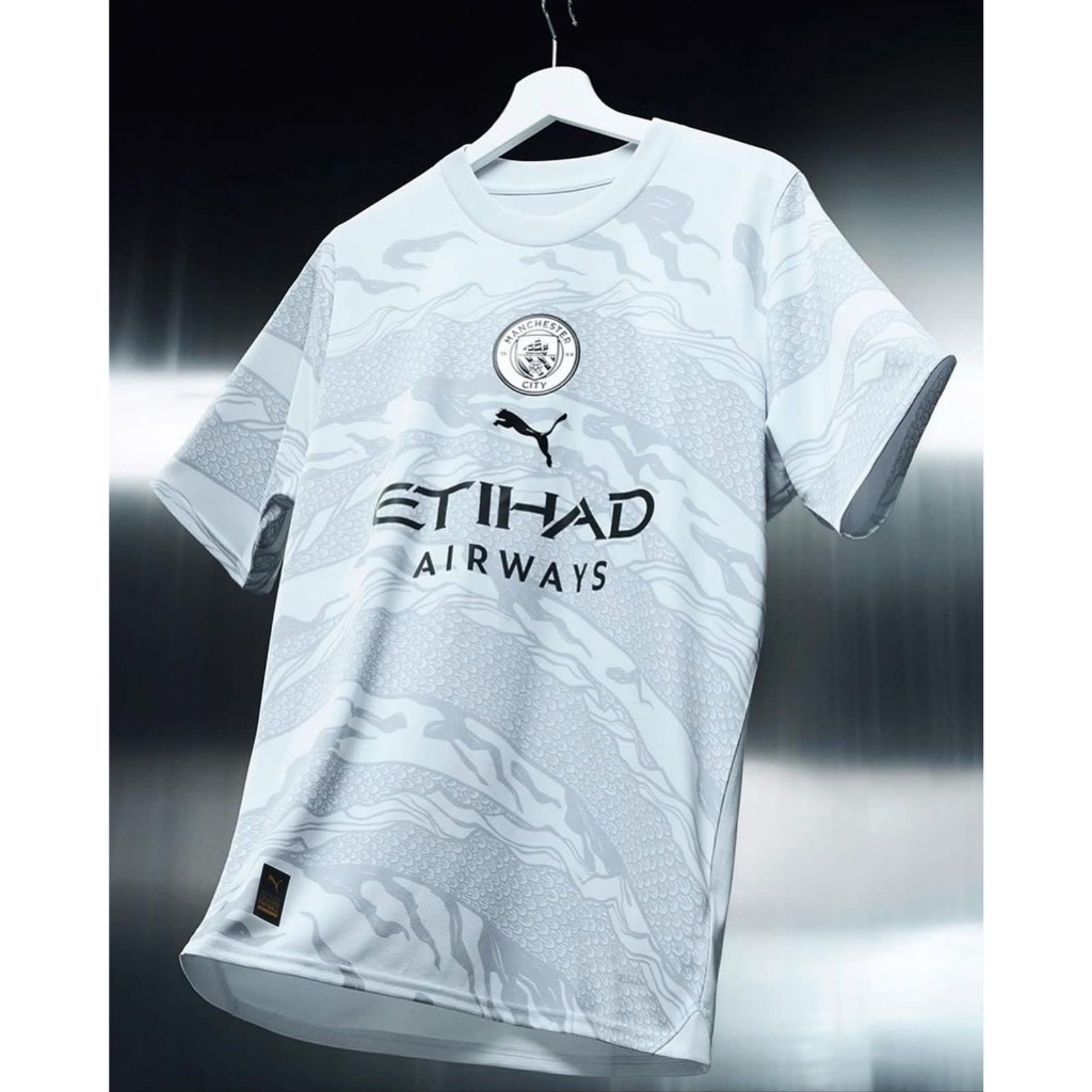 【正規品】MANCHESTER CITY 2024/2025 上下セット Manchester City 2024/2025 White Special Edition Dragão Chinês