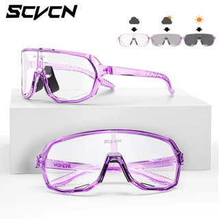 Óculos De Sol Fotocromático Ciclismo UV400 Esportes Ao Ar Livre Homens Femininos