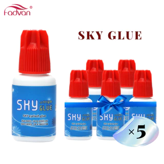 3 & 5 Garrafas/set 5g Sky S + Cola 1s De Cílios Falsa Seca Rápida Ferramentas De Maquiagem Atacado