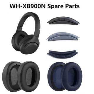 Almofada Para Fones De Ouvido SONY wh-XB900N Com Fita De Couro Substituição Das Orelhas Peças De xb900b