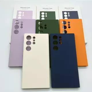 Samsung Galaxy S23 S24 Capa De Silicone Macia De Alta Qualidade Para S22 Ultra Plus