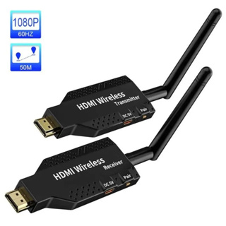 Transmissor De Vídeo HDMI Wireless Sem Fio 50 Metros 5Ghz