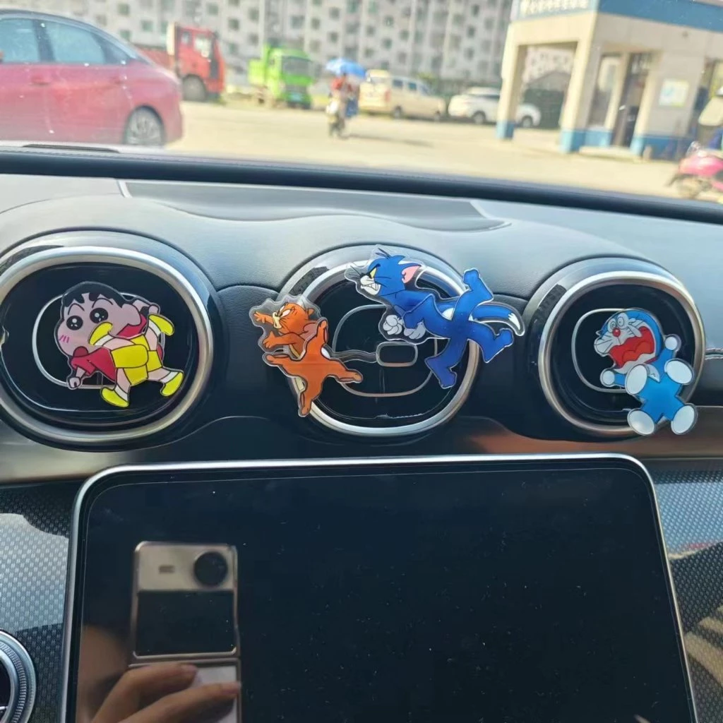 Novo 2024 Tom E Jerry air outlet Decorações Para Carros De Saída De Ar Condicionado Decoração De Interiores
