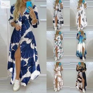 [Envio Rápido] 2024 Vestido De Camisa Sexy Moda