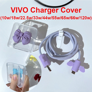 5IN1 Carregador Protetor De VIVO Tampa Do 10W/18W/22.5W/33W/44W/55W/65W/120W Bobinador De Cabo Porta USB Para Tipo c X50pro/X50/X30pro/X30/X60/X60pro/iqoooneo855/Iqooz1xs7/S9/S9E