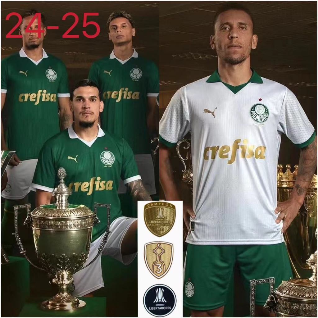 Palmeiras 2024/2025 Camisas De Casa E Fora Shopee Brasil