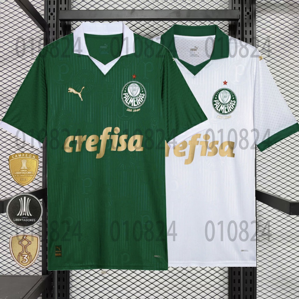 (P-4GG) 2024-2025 Palmeiras 1a/2a Camisa De Alta Qualidade 1 : 1
