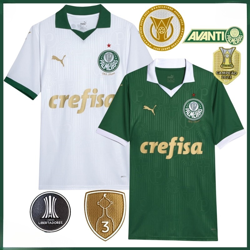 camisa palmeiras2024/2025 Novas Camisetas E Camisas De Futebol Masculino Para Casa Fora