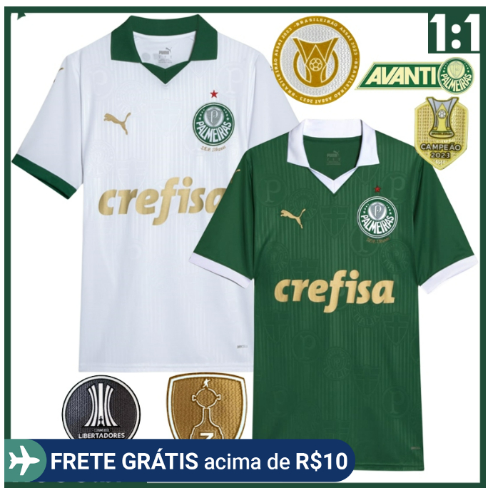 24 \ 25 Palmeiras Home E Away Fan Edition Jersey De Futebol 1 : 1 Qualidade