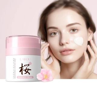 LAIKOU Sakura Niacinamida Essência Creme Hidratante Linhas Finas Profundamente Anti-Idade Apertar A Pele 50g em Oferta na Shopee