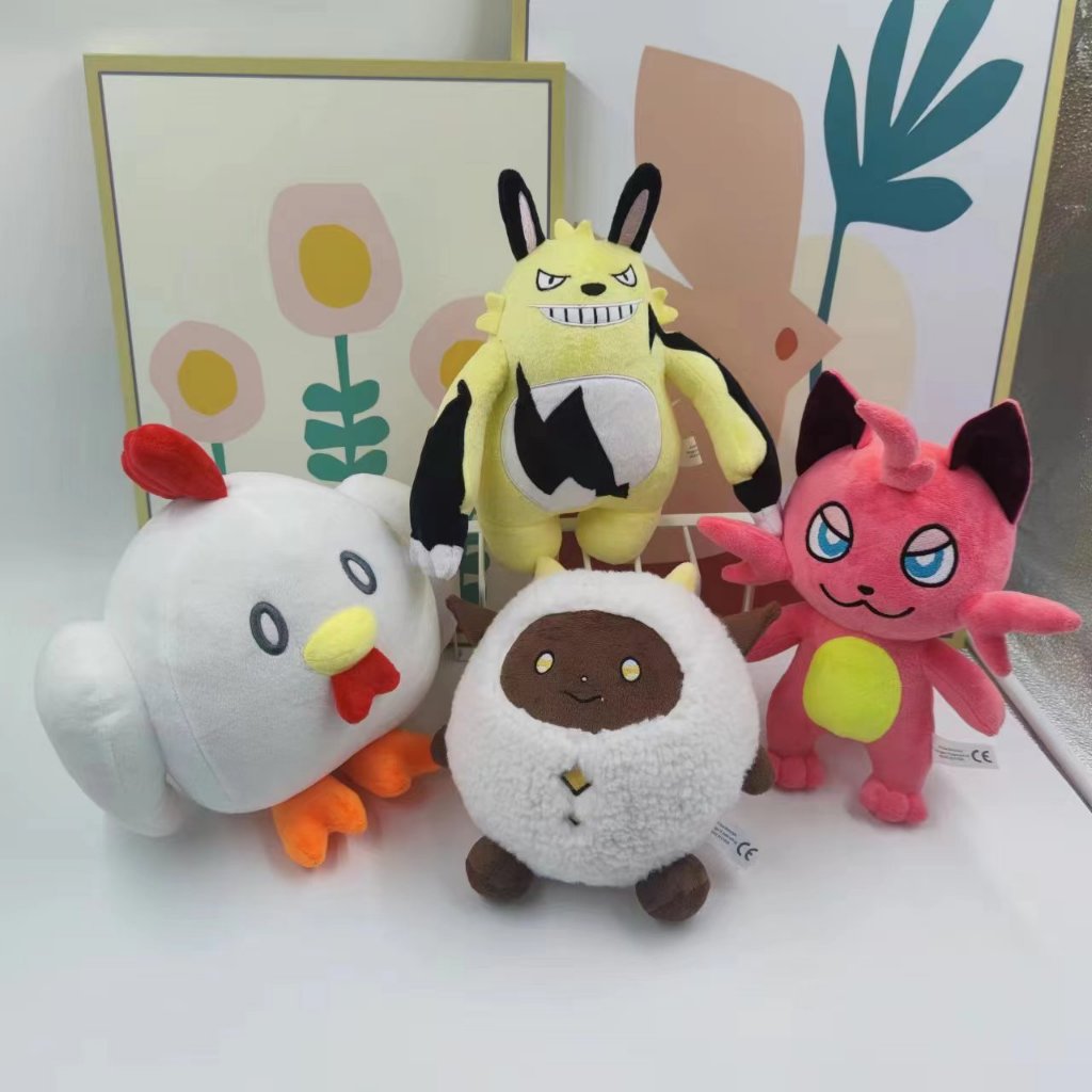 Brinquedos De Pelúcia Palworld Lamball Cattiva Anime Figuras De Desenho Animado Kids Gifts