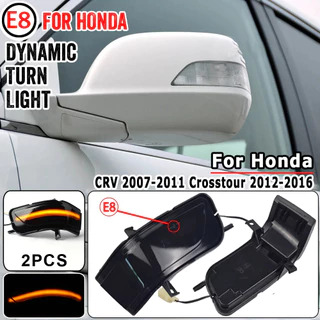 Sinal de Giro Dinâmico de Led Sinal de Giro Adequado para Honda CRV CR-V 2007-2011 Crosstour 2011-2016 Luz de Espelho retrovisor lateral
