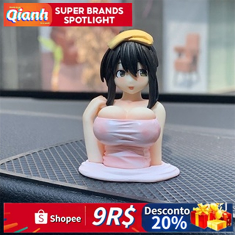 Sexy Anime Shaking Boobs Console Dashboard Interior Accessory