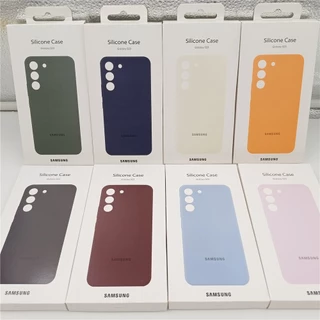 Luxo Novo Original Samsung Galaxy S23 S23Plus S23Plus S23 + 5G Capa De Silicone Líquido Sedoso Protetora Soft Touch Back À Prova De Choque