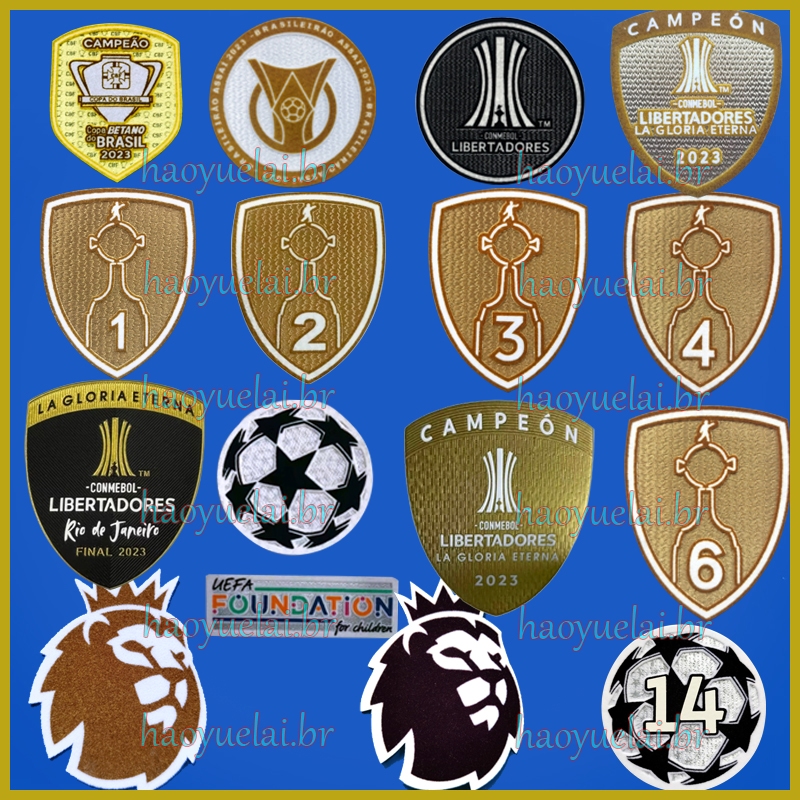Patchs Termocolante Taças da Libertadores