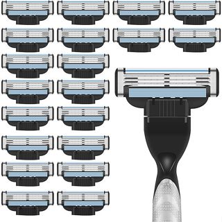 16Pcs/12Pcs/8pcs Substituições Para mach Lâminas De Barbear Cartuchos De Recarga Masculinos