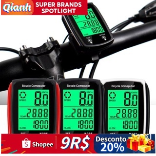 Velocímetro De Bicicleta Sem Fio Com Tela Sensível Ao Toque , Odômetro Para Bicicletas De Montanha /Velocímetro de bicicleta