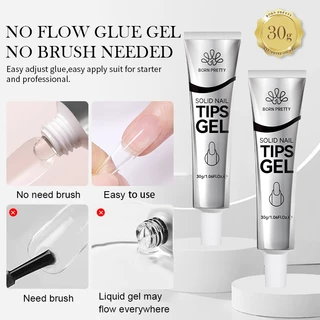BORN PRETTY 30g Gel De Ponta De Unhas Sólidas Para Extensão De Pontas Em Duro