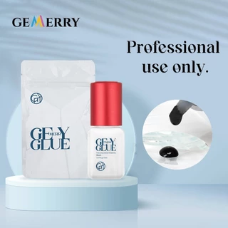 GEMERRY Cola Para Extensão De Cílios 5ml , Secagem Rápida , De Longa Duração 5-6 Semanas , Uso Profissional Leve