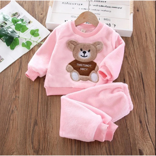 Meninos Meninas Inverno Mais Veludo Warm 0-6 Anos De Idade Roupas Infantis Da Moda