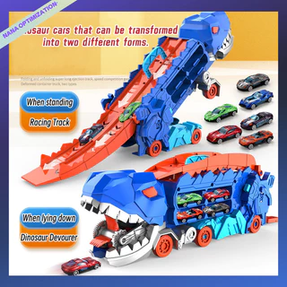 O Deformável Carro De Pista De Dinossauros Para Carros De Brinquedo Crianças Não É Apenas Um , Mas Também Presente De Aniversário Meninos Em Pistas De Corrida . Ano Novo E Natal