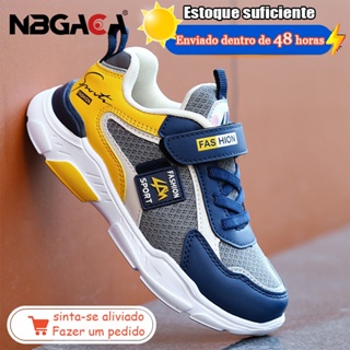 Tênis/Sapato Infantil Masculino De Malha Respirável Antiderrapante Casual Para Corrida