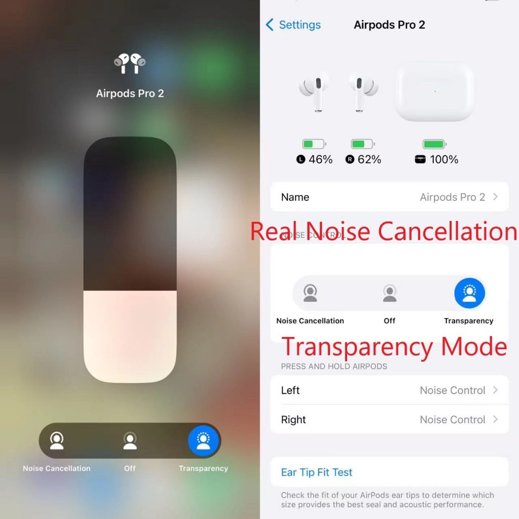 Airpods Pro2 Gen (USB-C) TWS 1562a ANC Plus Pro 2 IPhone Sem Airpods Pro2 Gen (USB-C) TWS 1562a ANC Plus Pro 2 IPhone Sem
