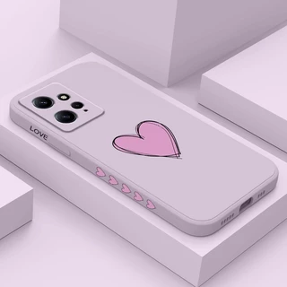 Estojo Telefônico Para Xiaomi Redmi Note 13 Pro Plus + 4G 5G A Capa Confortável O Coração