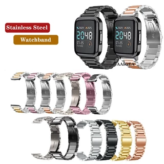 Pulseira De Metal Aço Inoxidável 20mm Para Haylou LS02/RS4 Plus