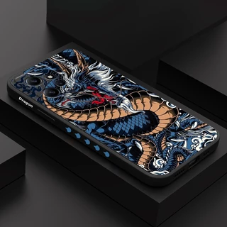 Estojo Telefônico Para Xiaomi Redmi Note 13 Pro Plus + 4G 5G Dragão Rugido Capa Confortável