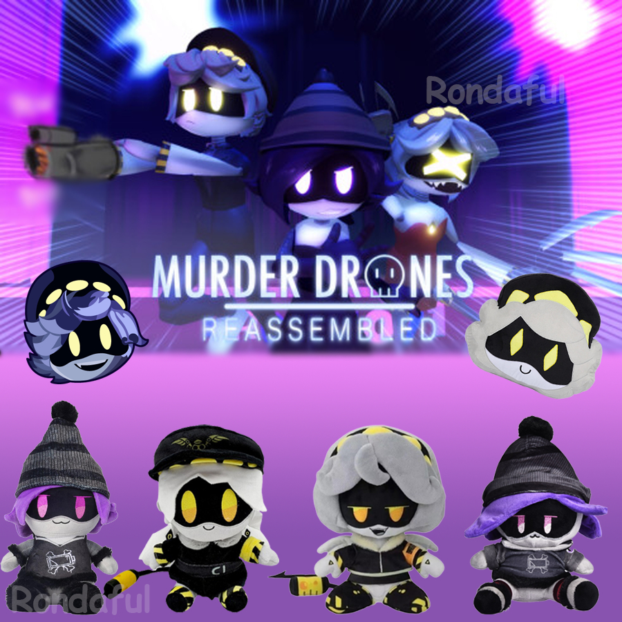 Desenho Animado Anime MURDER DRONES Uzi Peluche Recheado Pequeno Robô ...