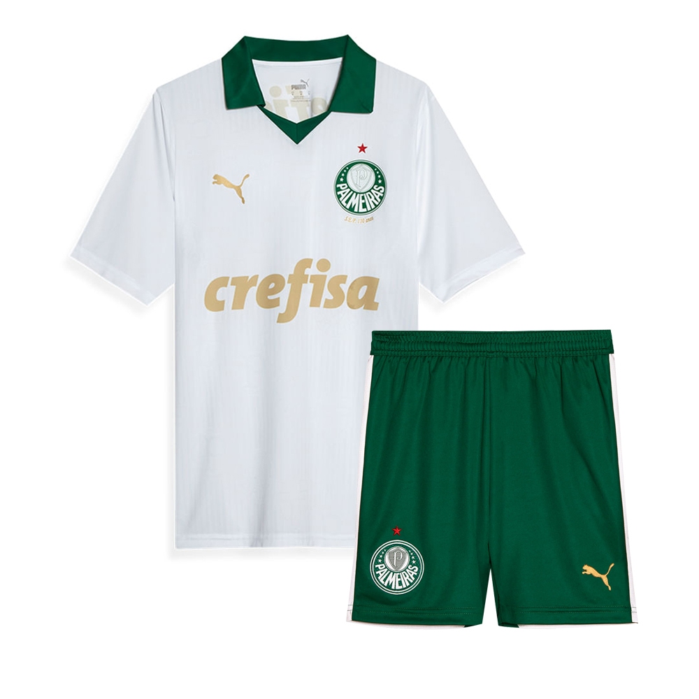 [KIDS] 24-25 palmeiras KIDS Camisetas Para E De Futebol De Qualidade Tailandesa Em Casa 1 : 1 Número Personalizado