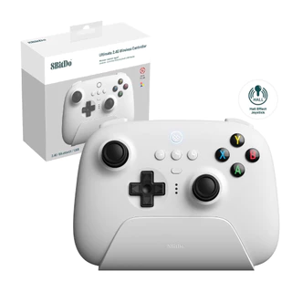 8Bitdo Ultimate 2.4G Controlador Sem Fio Com Dock De Carregamento Para Windows PC/Steam Deck/Android/iOS-Hall Edition