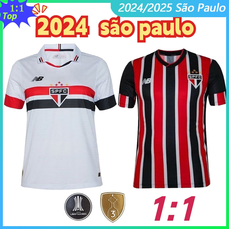 Camisa do São Paulo 2024/2025 Camisa De Time masculina Futebol tailandesa Alta Qualidade 1 : 1