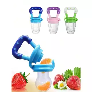 Bebês,Teether Alimentador De Frutas De Silicone Pacifier Alimentos Chupeta