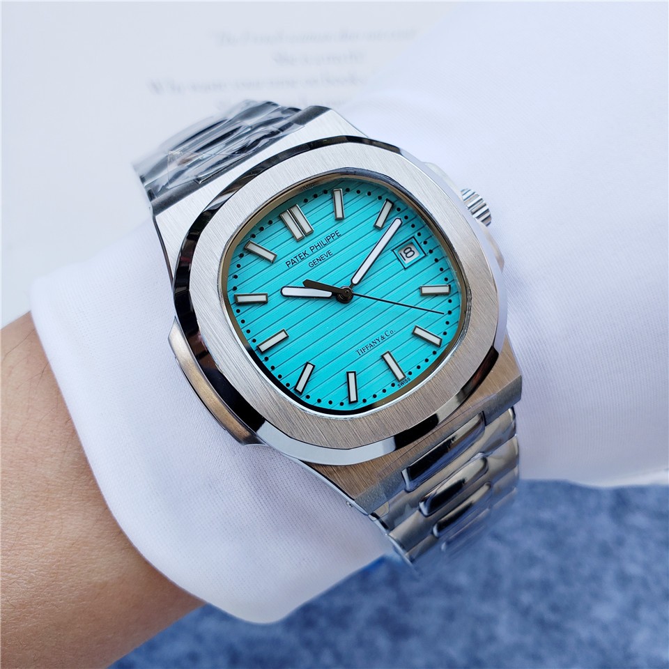 Flash Venda Relógio Suíço AAA Clock Luxury Brand Mecânico Azul Masculino De Luxo De Alta Qualidade Para Homens De Aço Inoxidável