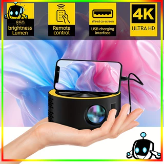YT200/G320 Mini Projetor , Presente De Aniversário , Fácil De Operar , De Conexão Para Telefone Celular , Adequado Escritório/home Theater/Estudo , Porta SD/USB Embutida , Controle Remoto