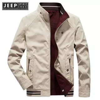 JEEP SPIRIT 1941 ESTD Casaco Reversível De Colarinho De Moda casual Para Homens M-4XL
