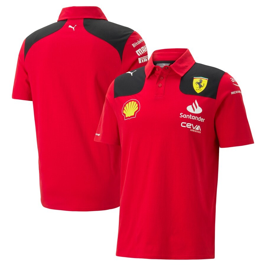 2023 Nova Equipe F1 Racing Team Ferrari Fans Same Camisa POLO De Manga Curta