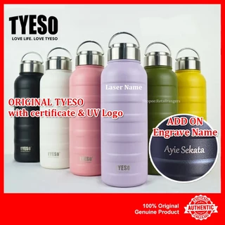 Garrafa Térmica Original TYESO 750ml/1000ml Isolada A Vácuo Manter Fria E Quente Multiuso Com Cabo