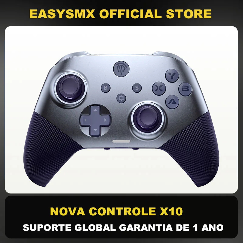 EasySMX X10 Wireless Gamepad , Controlador Bluetooth Multi-Support PC/Switch/Mobile/TV , Com Concha Magnética , Joystick De Efeito Hall