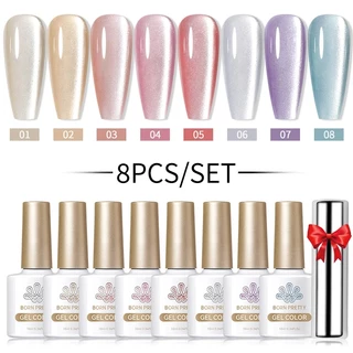 BORN PRETTY Gato Refletivo Moonlight Cat Magnético Eye De Unhas Gel 8Pcs/Set 10ml em Oferta na Shopee