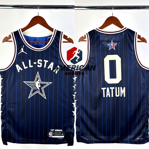 Homens Camisa 2024NBA Boston Celtics Jayson Tatum Regata Hot Pressed Navy Blue 2023-24 Camiseta Basquetebol All-Star Jersey