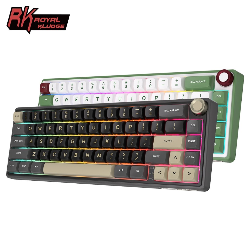 RK ROYAL KLUDGE R65 Teclado Mecânico De Swapple A Quente Com Fio