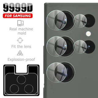Película Protetora Transparente Para Câmera pelicula de Vidro Para Samsung Galaxy S8 S9 S10 S20 S21 S22 S23 S24 Plus Note 8 9 10 20 Ultra