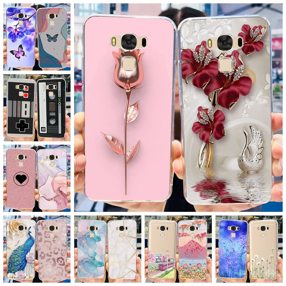 デコ Para Asus ZenFone 3 Max ZC553KL Capa Popular De Silicone À Prova