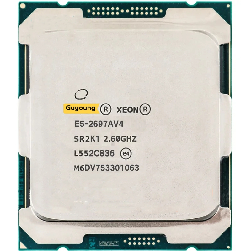 YZX Xeon E5 2697AV4 E5-2697A V4 Processador De CPU 2.60GHZ 16 Núcleo 40MB LGA2011-3